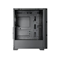 Chieftec mATX Gehäuse AS-02B-TG-OP, black 2 x2.5, 2x 3.5, Lüfter optional, Glasfen.