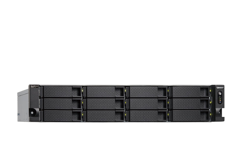 QNAP TS-H1886XU-RP-R2 NAS Rack (3U) Intel® Xeon® D D-1622 32 GB DDR4 0 TB QuTS hero Schwarz, Grau
