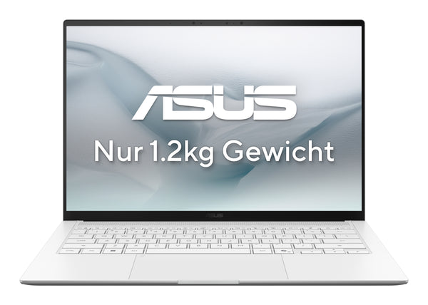 ASUS Zenbook S14 UX5406AA-SU236W Copilot+ PC Intel Core Ultra 9 386H Ordinateur portable 35,6 cm (14") Écran tactile 3K 32 Go LPDDR5x-SDRAM 1 To SSD Wi-Fi 7 (802.11be) Windows 11 Home Allemand Blanc