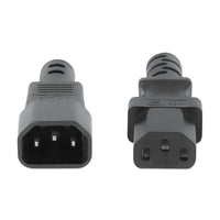 Manhattan 352680 Stromkabel Schwarz 5 m C13-Koppler C14-Koppler