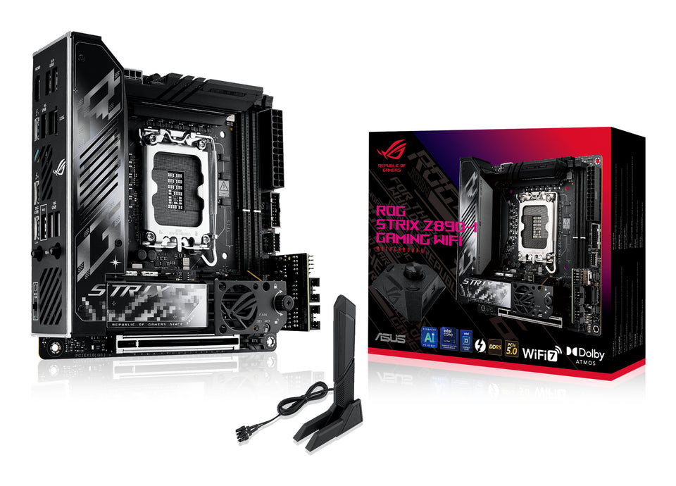ASUS ROG STRIX Z890-I GAMING WIFI Intel Z890 LGA 1851 (Socket V1) mini ITX