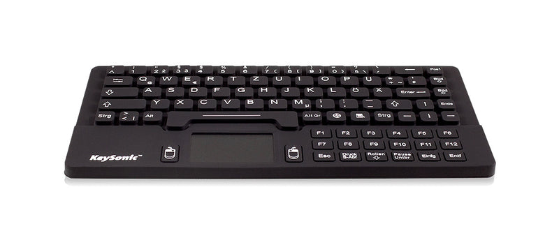 KeySonic KSK-5031IN (DE) Industrie Tastatur, USB, Touchpad +2 Maustasten, schwarz, wasserdicht IP68