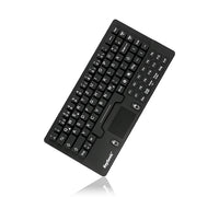 KeySonic KSK-5031IN (UK) Industrie Tastatur, USB, Touchpad +2 Maustasten, schwarz, wasserdicht IP68