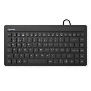 KeySonic KSK-3230IN (UK) Mini-Industrie Tastatur, USB, schwarz, wasserdicht IP68
