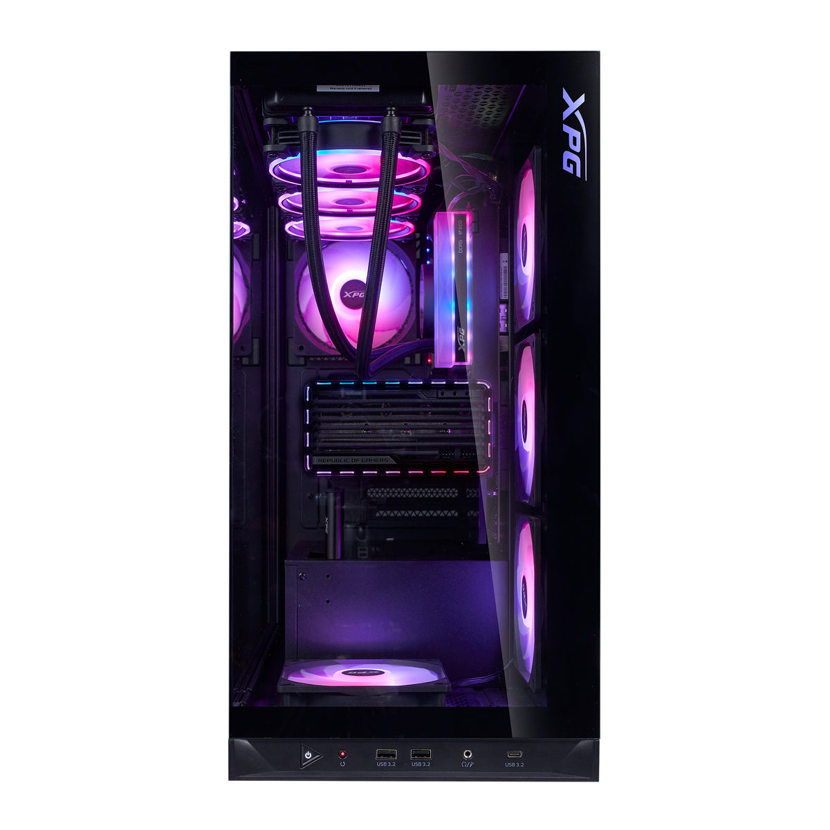 XPG INVADER X BTF MID-TOWER-GEHÄUSE Schwarz
