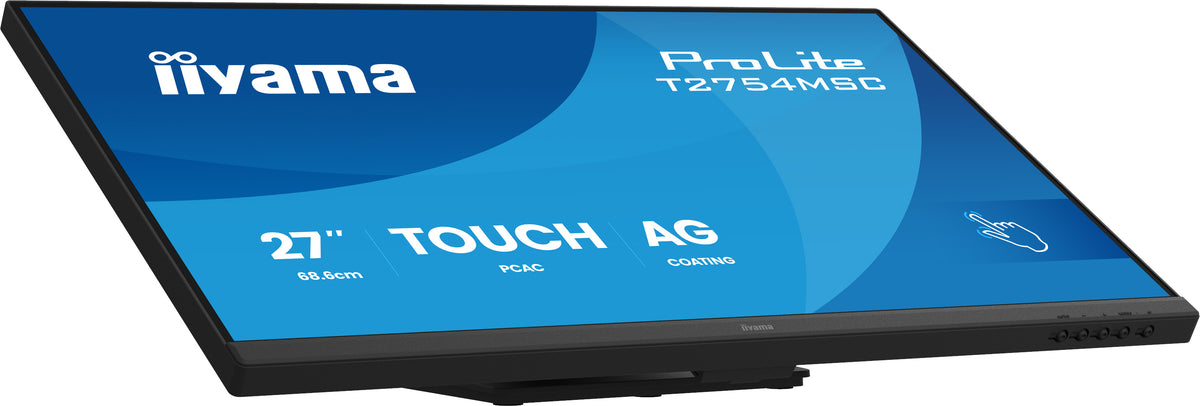 iiyama ProLite T2754MSC-B2AG Computerbildschirm 68,6 cm (27") 1920 x 1080 Pixel Full HD LED Touchscreen Multi-Nutzer Schwarz