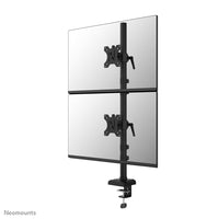 Neomounts DS60-600BL2V Monitorarm für zwei Bildschirme 10-32"