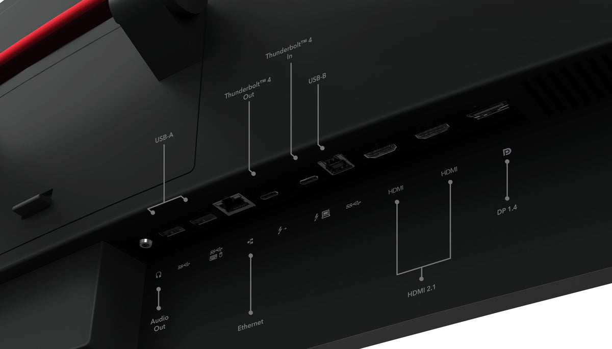 Lenovo ThinkVision P49w-30 Computerbildschirm 124,5 cm (49") 5120 x 1440 Pixel DQHD LED Schwarz
