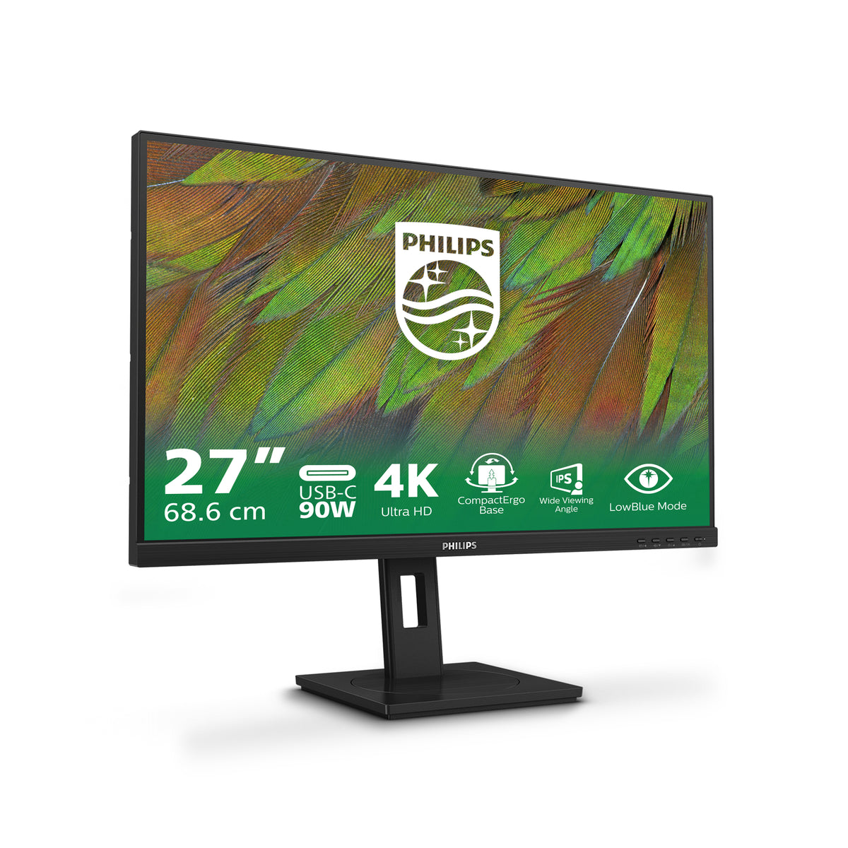 Philips 3000 series 27B1U3900/00 Computerbildschirm 68,6 cm (27") 3840 x 2160 Pixel 4K Ultra HD LCD Schwarz