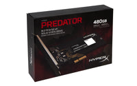 HyperX Predator SHPM2280P2H/480G Internes Solid State Drive 480 GB M.2 PCI Express 2.0 MLC