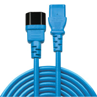 Lindy 30470 Stromkabel Blau 0,5 m C14-Koppler C13-Koppler
