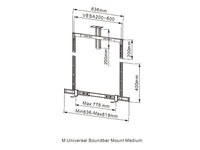 Multibrackets 2876 Zubehör für Monitorhalterung