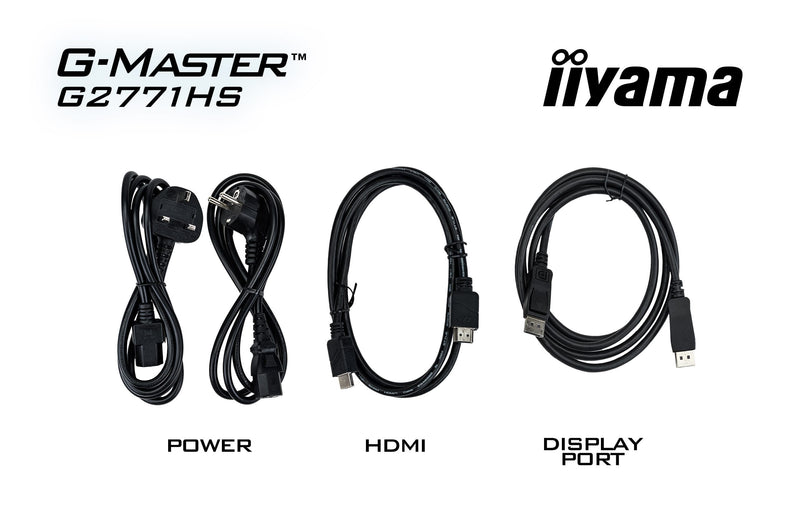 iiyama G-MASTER G2771HS-B1 Computerbildschirm 68,6 cm (27") 1920 x 1080 Pixel Full HD Schwarz
