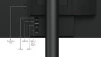 Lenovo ThinkCentre Tiny-In-One 24 Gen 5 Computerbildschirm 60,5 cm (23.8") 1920 x 1080 Pixel Full HD LED Schwarz