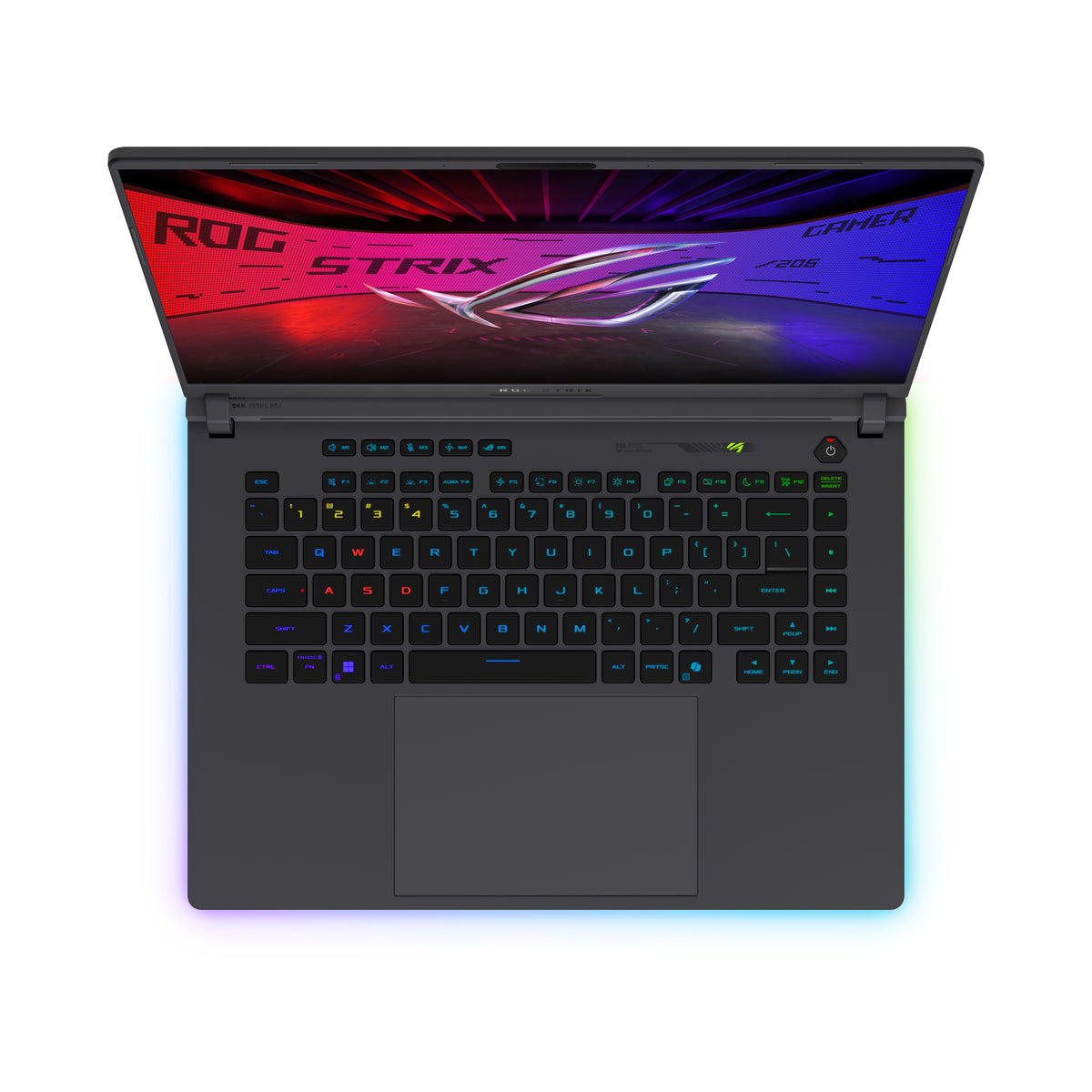 ASUS ROG Strix G16 G615LR-S5177W Intel Core Ultra 7 255HX Laptop 40,6 cm (16") WQXGA 16 GB DDR5-SDRAM 1 TB SSD NVIDIA GeForce RTX 5070 Ti Wi-Fi 7 (802.11be) Windows 11 Home Deutsch Grau