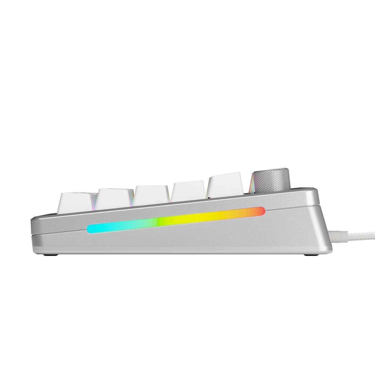 Glorious Gaming GMMK 3 PRO HE 75% Prebuilt Tastatur USB QWERTY US Englisch Silber