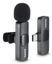 Hama Smart Wireless Schwarz Lavalier-/Aufsteckmikrofon