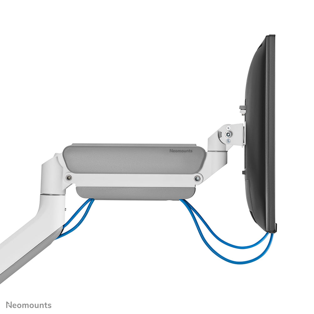 Neomounts DS70PLUS-450WH1 Monitorarm 17-49" - Gasfeder - Topfix - 180°-Stopp