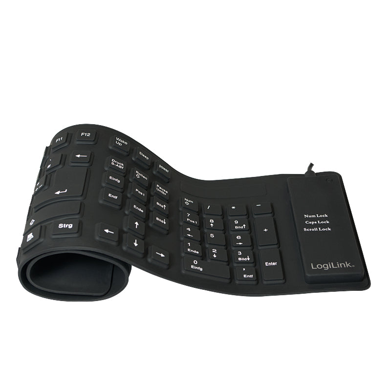 LogiLink ID0019A Tastatur Universal USB QWERTZ Deutsch Schwarz