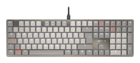 CHERRY KC 500 MX LP Tastatur Heimbüro USB QWERTZ Deutsch Grau