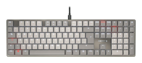 CHERRY KC 500 MX LP Tastatur Heimbüro USB QWERTZ Deutsch Grau