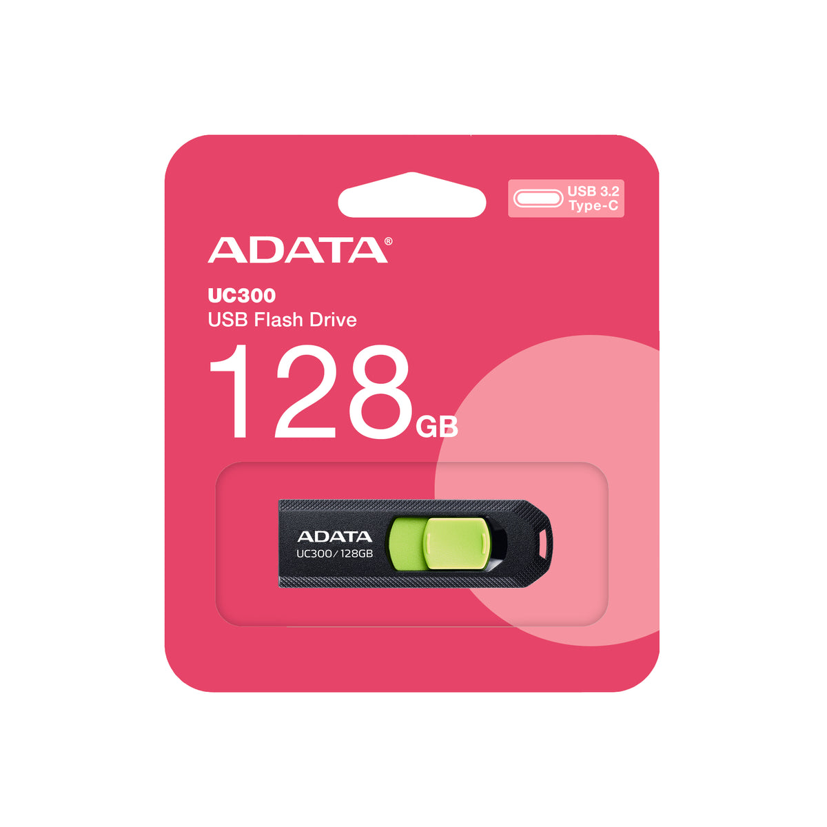 ADATA ACHO-UC300-128G-RNB USB-Stick 128 GB USB Typ-C 3.2 Gen 1 (3.1 Gen 1) Schwarz