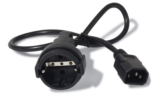 APC Netzkabel, C14 auf CEE 7/7 Schuko, 0,6 m