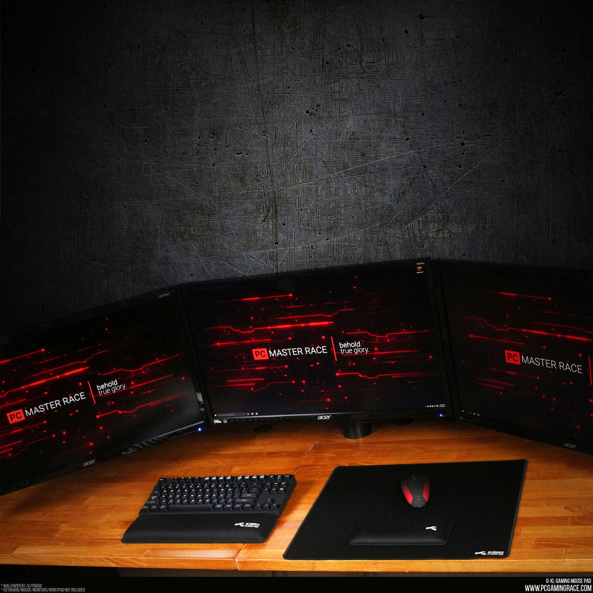 Glorious Gaming G-XL Mauspad Gaming-Mauspad Schwarz