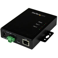 StarTech.com 2 Port Seriell auf IP Geräte Server - RS232 - Metall und Montierbar