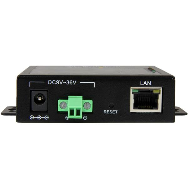 StarTech.com 2 Port Seriell auf IP Geräte Server - RS232 - Metall und Montierbar