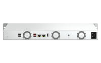 QNAP TS-464eU NAS Rack (1U) Intel® Celeron® N5095 8 GB DDR4 0 TB QNAP Turbo System Aluminium, Schwarz