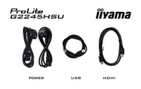 iiyama G-MASTER G2245HSU-B2 Computerbildschirm 54,6 cm (21.5") 1920 x 1080 Pixel Full HD LED Schwarz