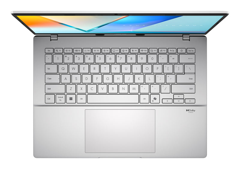 ASUS Vivobook S14 OLED M3407KA-DRSF046W Copilot+ PC AMD Ryzen AI 7 350 Laptop 35,6 cm (14") WUXGA 16 GB DDR5-SDRAM 1 TB SSD Wi-Fi 6 (802.11ax) Windows 11 Home Silber
