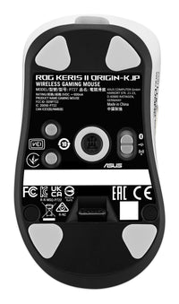 ASUS ROG Keris II Origin-KJP Maus Gaming rechts RF Wireless + Bluetooth + USB Type-A Optisch 42000 DPI