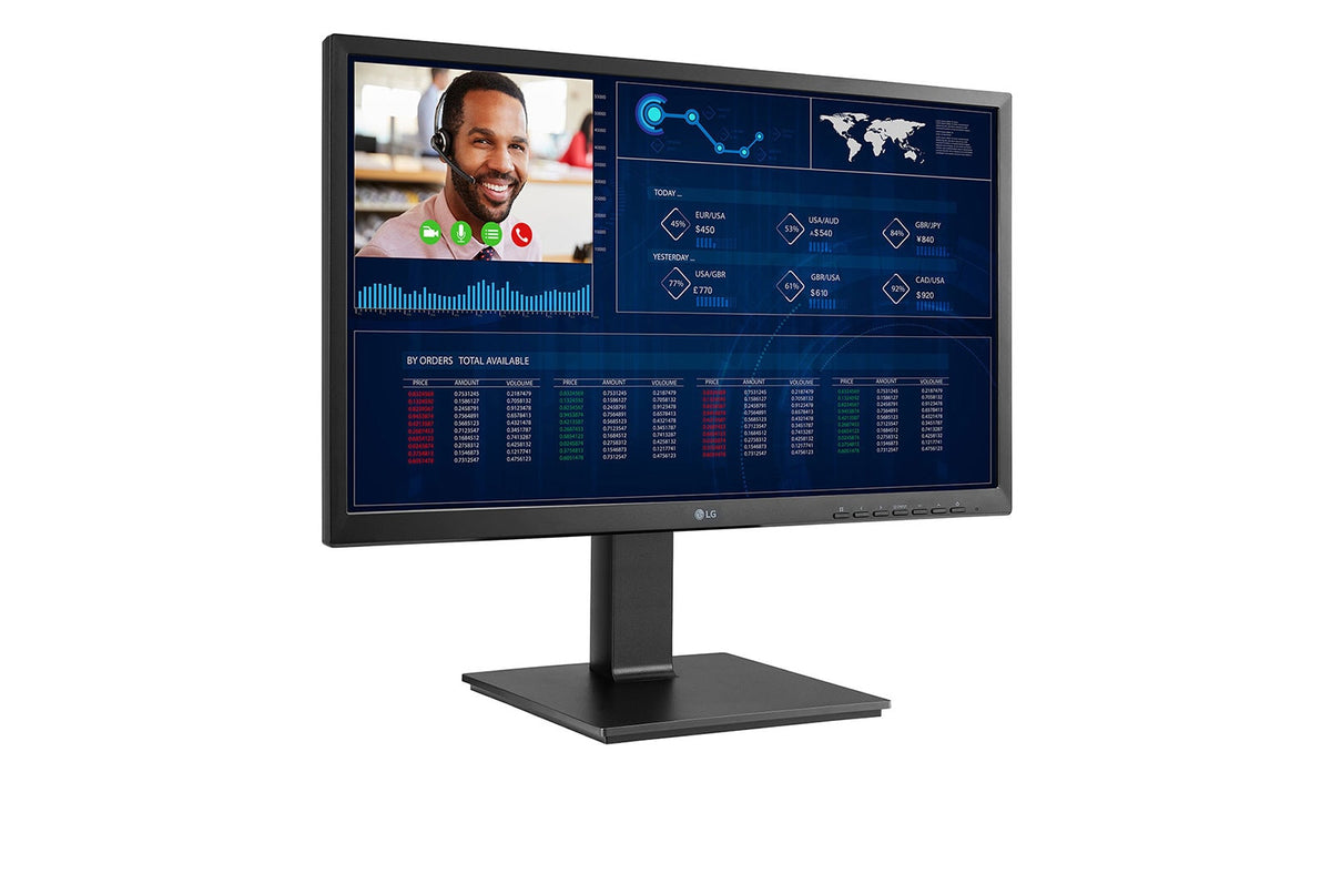 LG 24CQ651W-BP Intel® Pentium® N6005 60,5 cm (23.8") 1920 x 1080 Pixel All-in-One-PC 8 GB DDR4-SDRAM 256 GB SSD Windows 10 IoT Enterprise Wi-Fi 6 (802.11ax) Schwarz