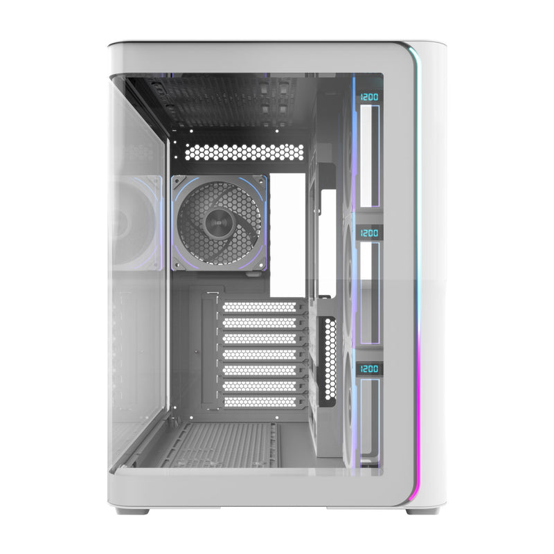 FSP M580-WP Plus Gehäuse Midi Tower mITX, mATX Weiß ARGB
