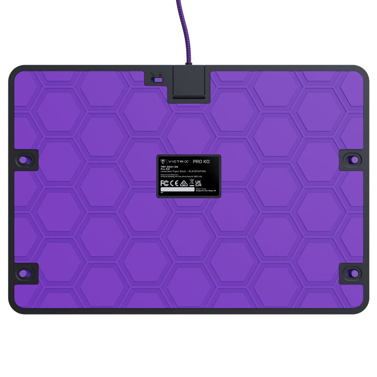 Turtle Beach Victrix Pro KO Leverless Fight Stick Grau USB Kampfstab Digital PC, PlayStation 4, PlayStation 5