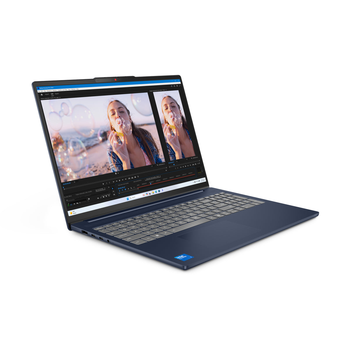 Lenovo IdeaPad Slim 5 16IRH10 Intel® Core™ i7 i7-13620H Laptop 40,6 cm (16") WUXGA 16 GB DDR5-SDRAM 512 GB SSD Wi-Fi 6 (802.11ax) Windows 11 Home Schweiz Blau