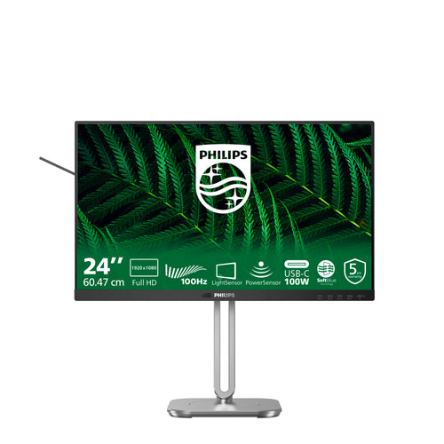 Philips 5000 series 24B2G5301/00 Computerbildschirm 60,5 cm (23.8") 1920 x 1080 Pixel Full HD LCD Schwarz