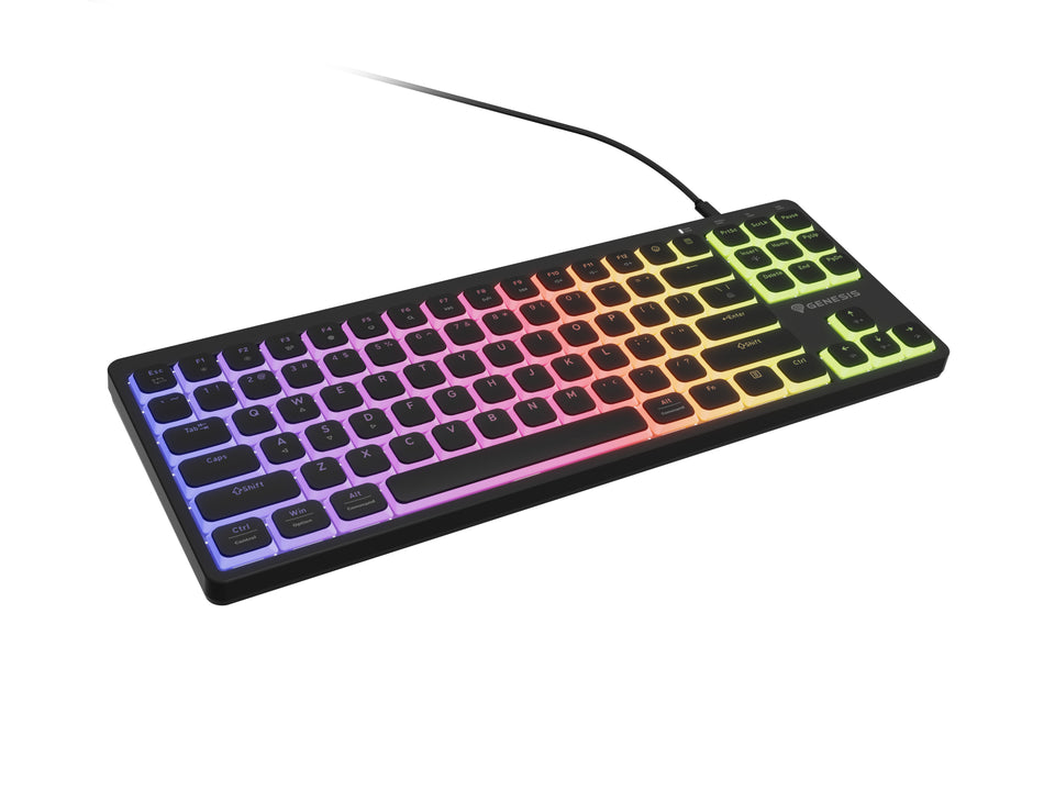GENESIS Thor 430 TKL Tastatur Gaming USB QWERTY US Englisch Schwarz