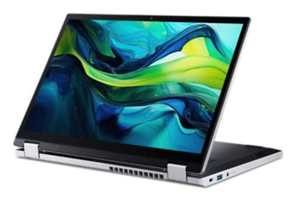 Acer Aspire Go Spin 14 AGSP14-31PT-36R6 Intel Core 3 N355 Hybrid (2-in-1) 35,6 cm (14") Touchscreen WUXGA 16 GB LPDDR5-SDRAM 512 GB SSD Wi-Fi 6 (802.11ax) Windows 11 Home Deutsch Silber