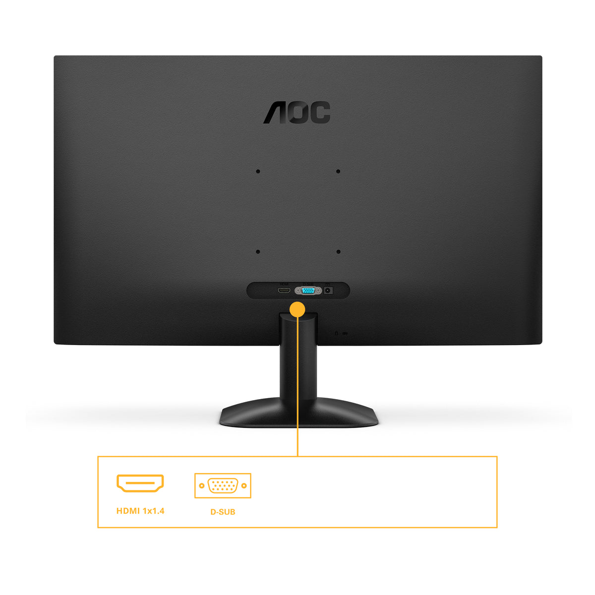 AOC B3 24B35HM2 Computerbildschirm 60,5 cm (23.8") 1920 x 1080 Pixel Full HD LED Schwarz