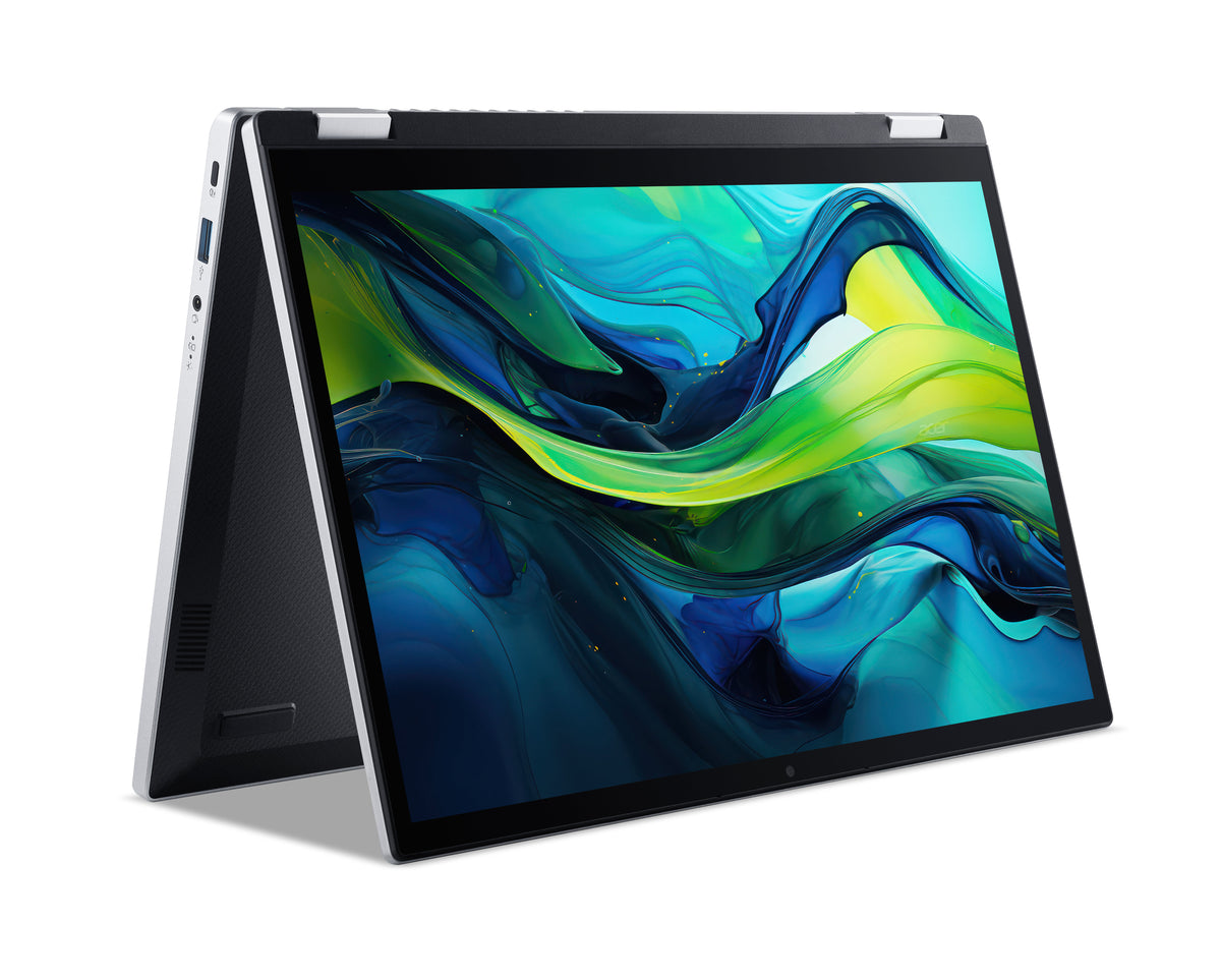 Acer Aspire Go Spin 14 AGSP14-31PT-37F6 Intel Core 3 N355 Hybrid (2-in-1) 35,6 cm (14") Touchscreen WUXGA 16 GB LPDDR5-SDRAM 512 GB SSD Wi-Fi 6 (802.11ax) Windows 11 Home Silber