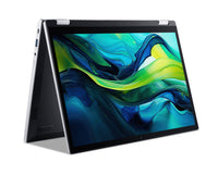 Acer Aspire AGSP14-31PT Intel® N N150 Hybrid (2-in-1) 35,6 cm (14") Touchscreen WUXGA 4 GB LPDDR5-SDRAM 128 GB UFS Wi-Fi 6 (802.11ax) Windows 11 Home in S mode Silber