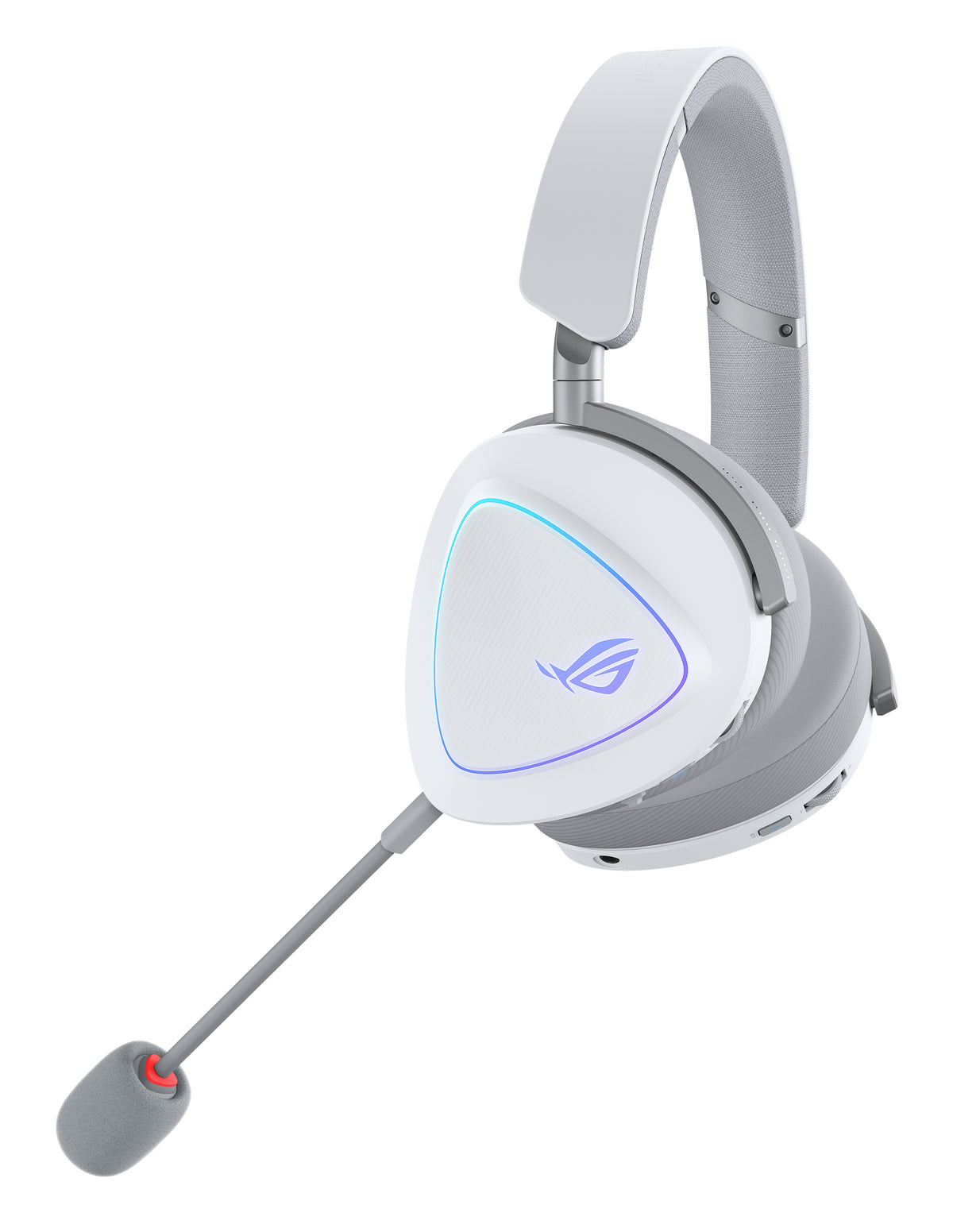 ASUS ROG Delta II Kopfhörer Verkabelt & Kabellos Kopfband Gaming USB Typ-C Bluetooth Weiß