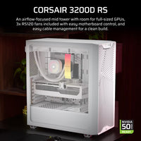 Corsair White Gaming PC | iCUE | RTX 5070 & Intel Ultra 245K
