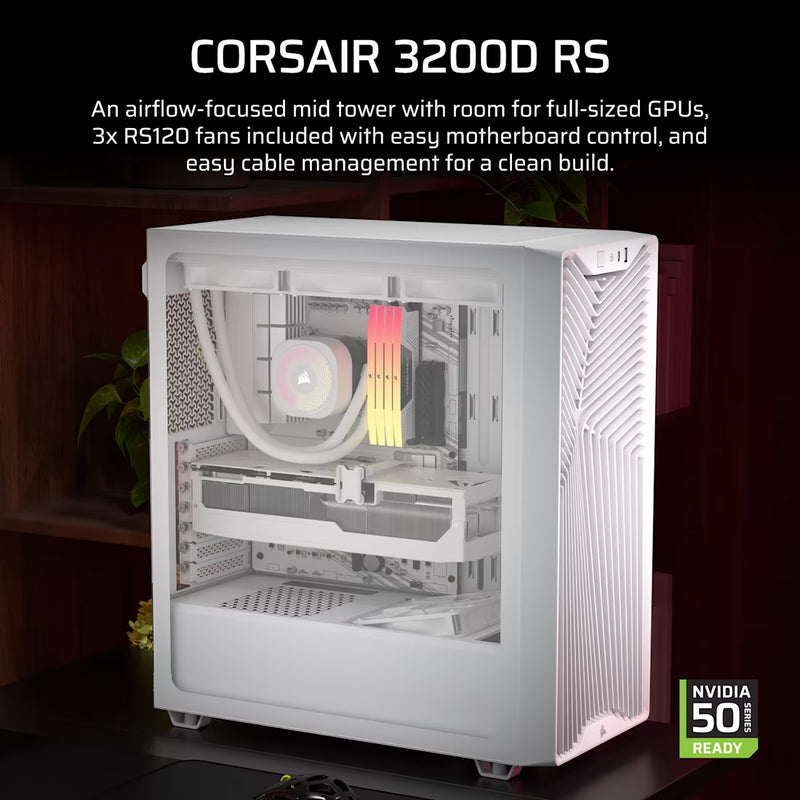 Corsair White Gaming PC | iCUE | RTX 5070 & Intel Ultra 245K