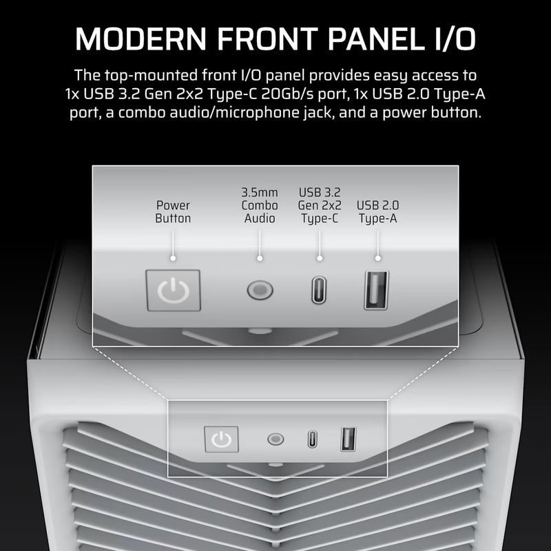Corsair White Gaming PC | iCUE | RTX 5070 & Intel Ultra 245K