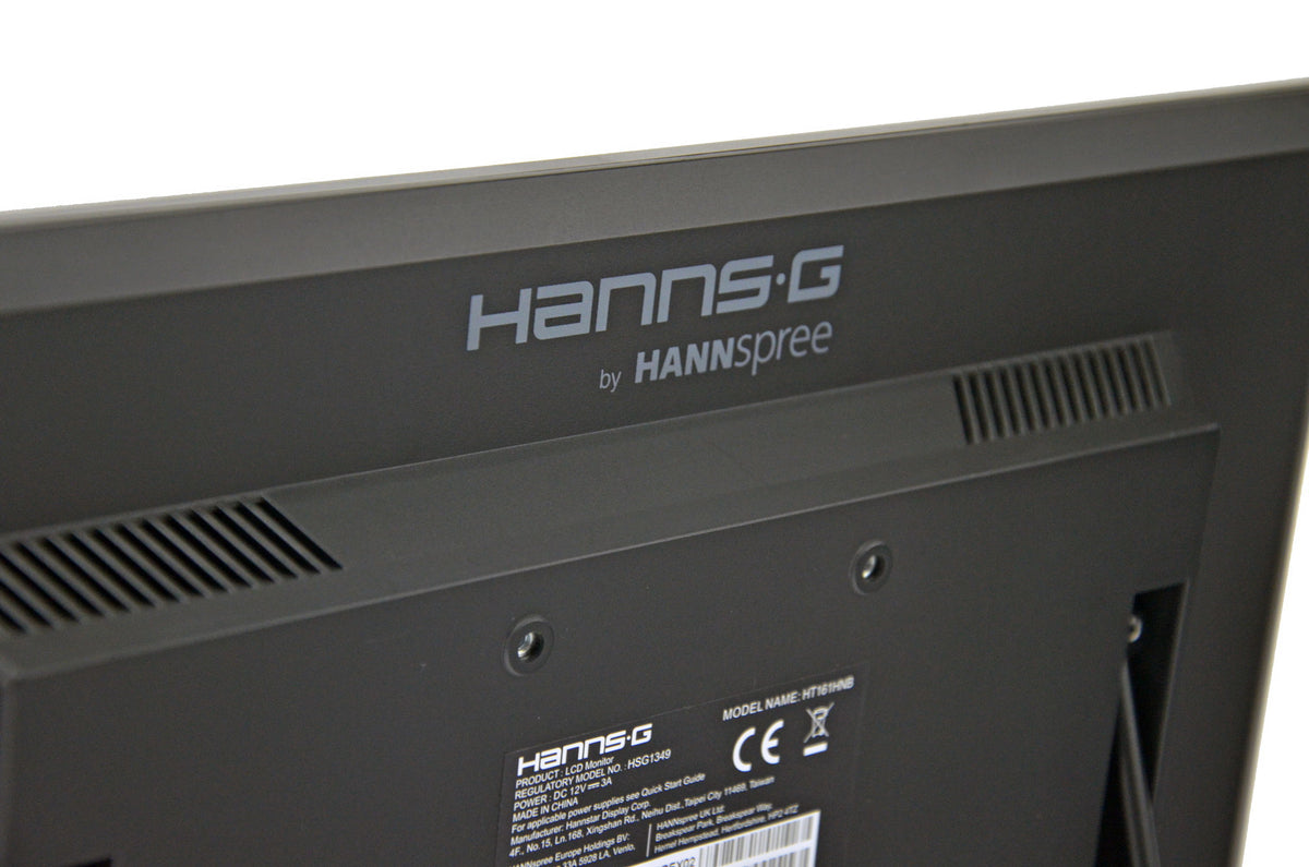 Hannspree HT161HNB Computer Monitor 39.6 cm (15.6") 1366 x 768 pixels HD LED Touchscreen Desk Black