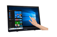 Hannspree HT161HNB Computer Monitor 39.6 cm (15.6") 1366 x 768 pixels HD LED Touchscreen Desk Black